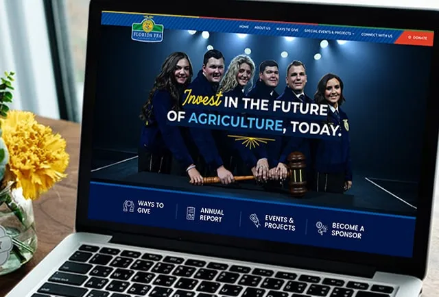 A non-profit website.