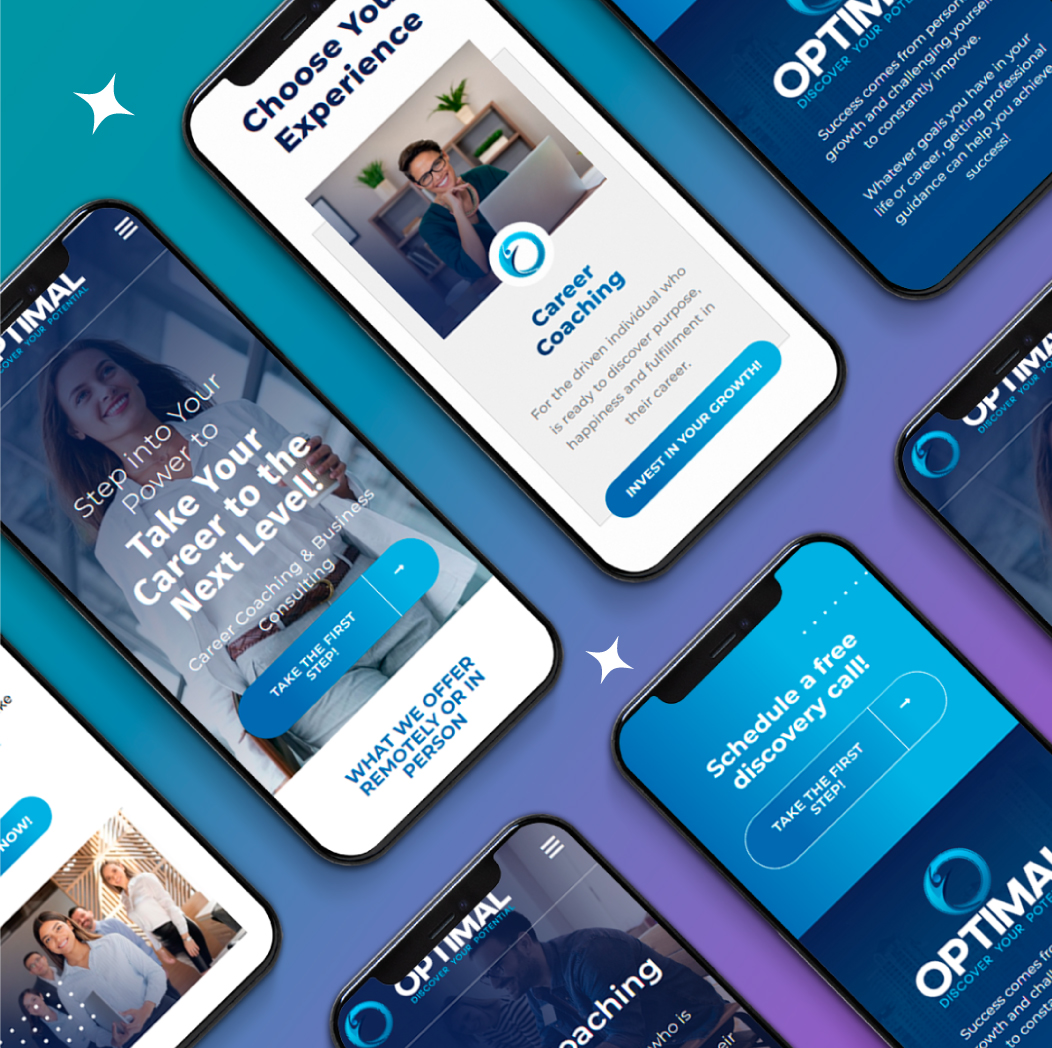 Multiple views web pages on smartphones.